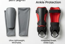 Football Shin Guards - Slip-In and Strap Designs - Featured Image