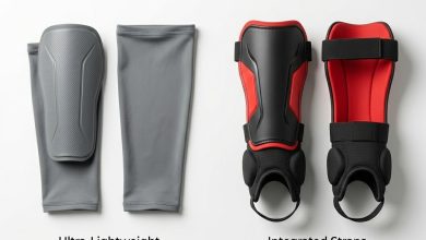 Football Shin Guards - Slip-In and Strap Designs - Featured Image