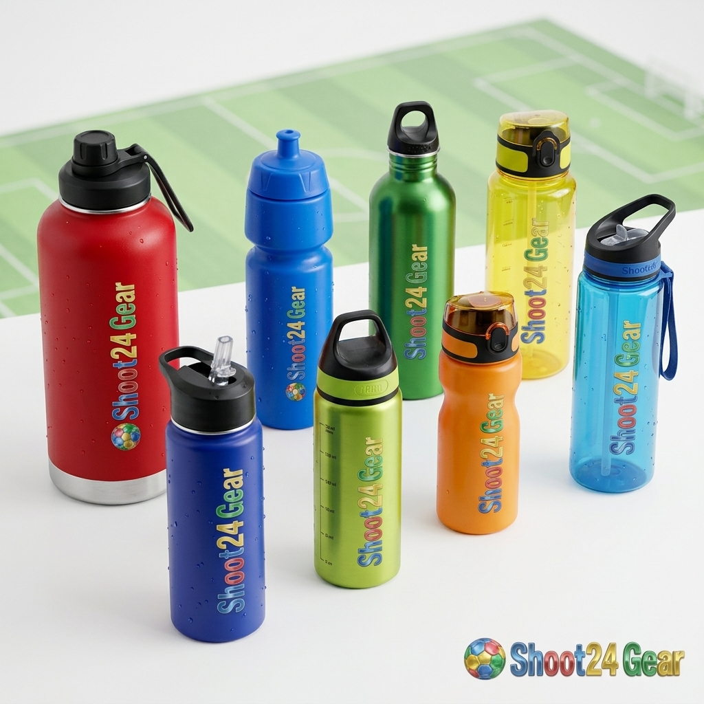 Football Water Bottles - Match Day Hydration Equipment - Featured Image