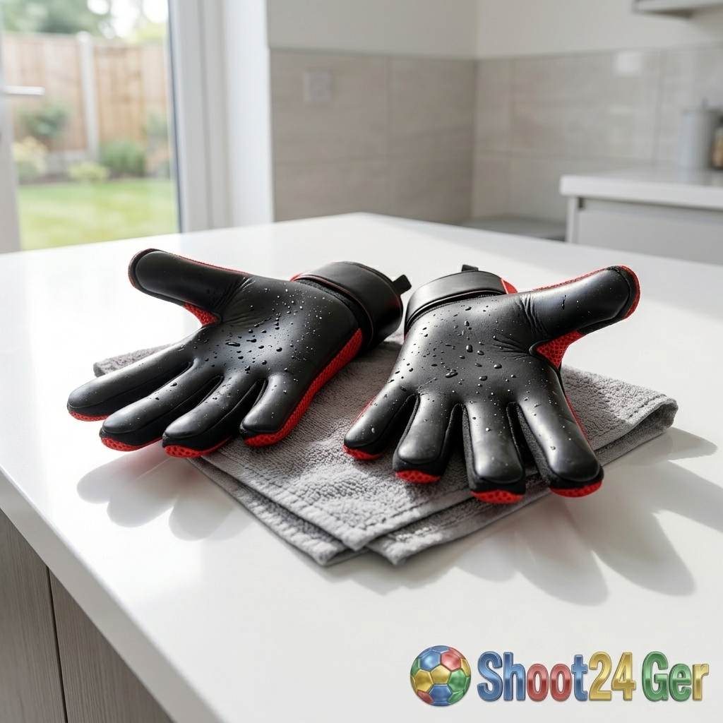 Goalkeeper Glove Care - Washing and Drying Methods - Additional View