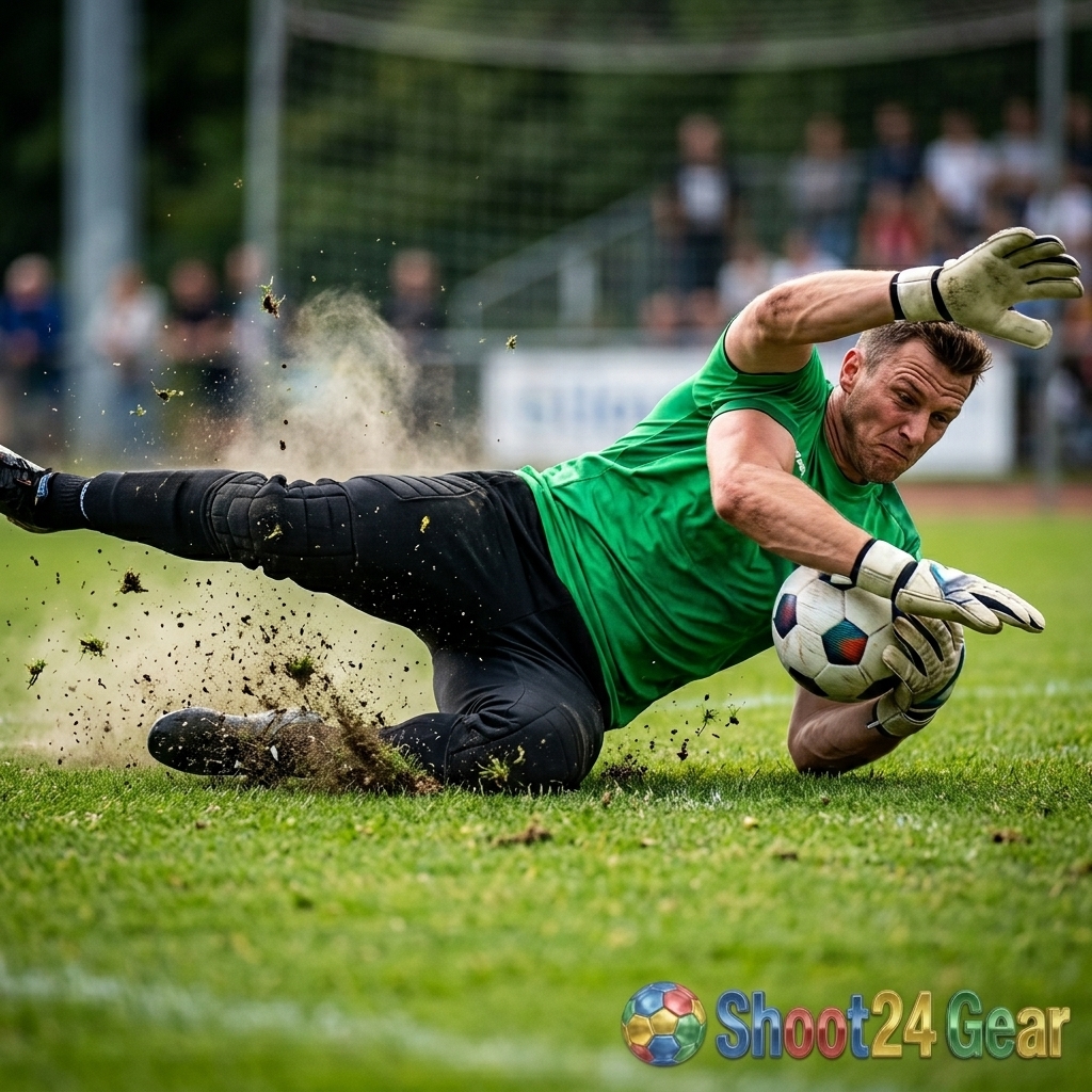 Goalkeeper Pants - Padded Trousers and Knee Protection - Additional View
