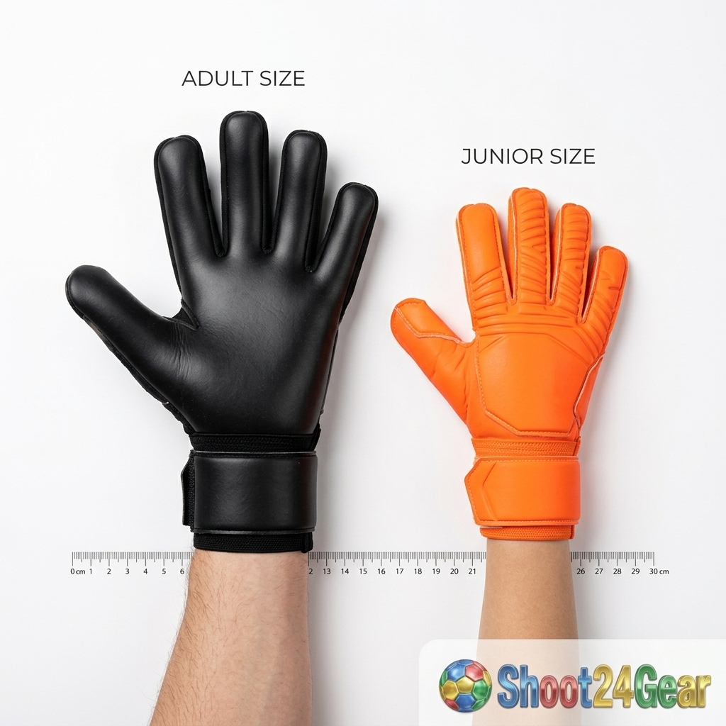 Junior Goalkeeper Gloves - Youth Sizing and Features - Additional View